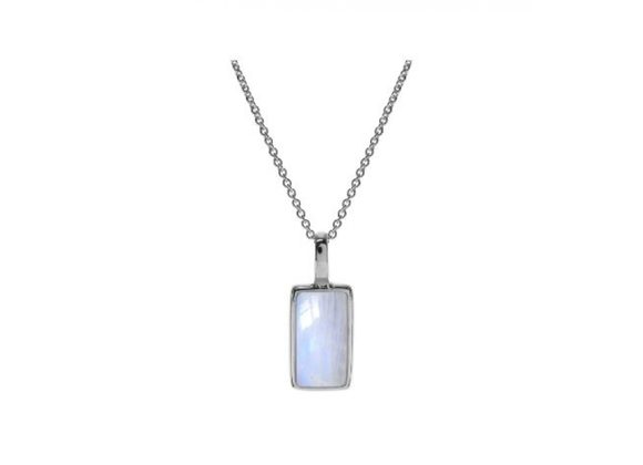 925 Silver & Moonstone Pendant and Chain