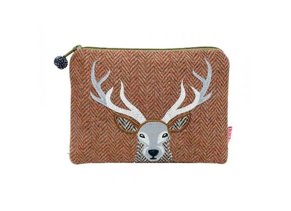 Stag sand herringbone Purse By LUA