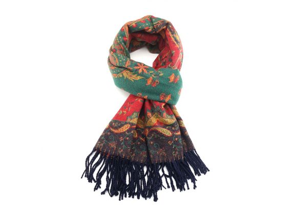 Chunky Pashmina Scarf - Multi-colour