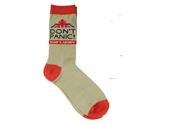 Don't Panic - Dad's Army Socks 