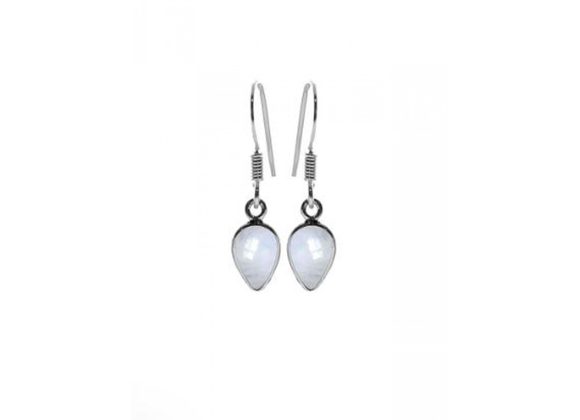 925 Silver & Moonstone Drop Earrings