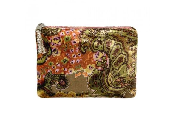 Multi Colour Velvet Purse by Lua