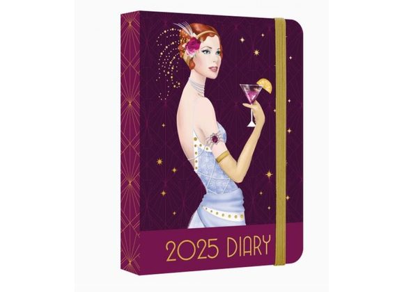 Art Deco 2025 A6 Weekly View Diary - Claire Coxon 