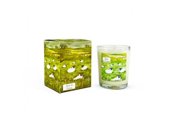 Aloe & Straw Votive Country Life Candle by Heaven Scent