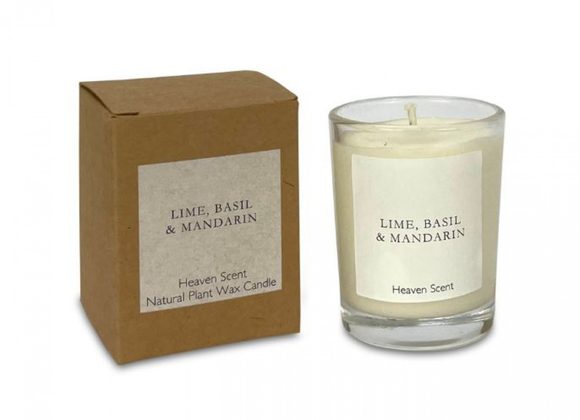 Lime‚ Basil‚ Mandarin Votive Candle by Heaven Scent