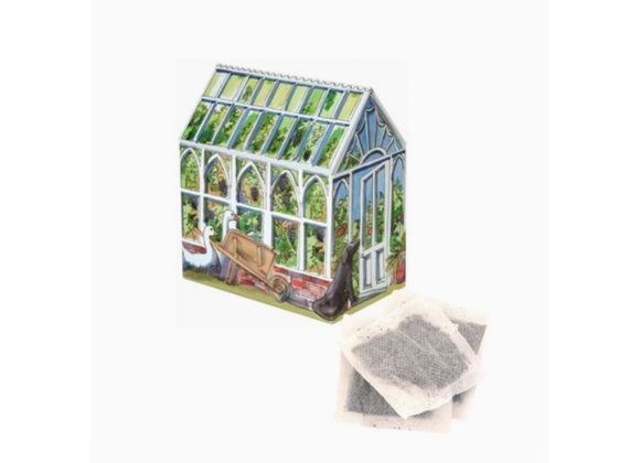  Greenhouse Shaped Tin with Tea Bags - Emma Bridgewater