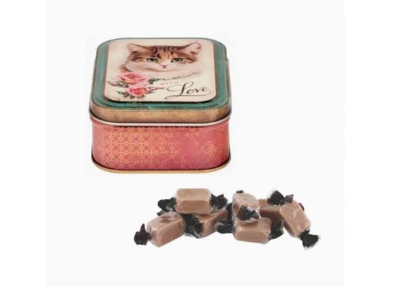 Wth Love Cat Tin with Fudge