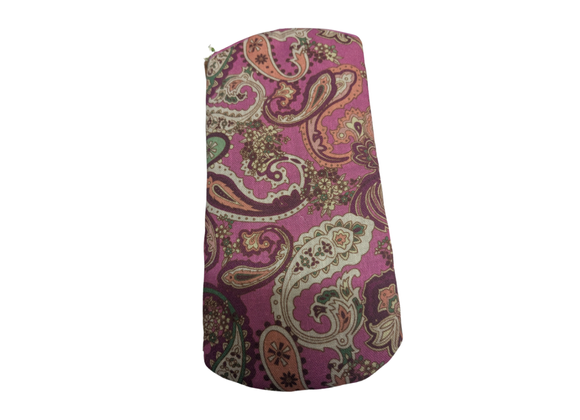 Pink Paisley Glasses Pouch