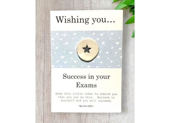 Wishing You... Success in your Exams Wish Token By Erin