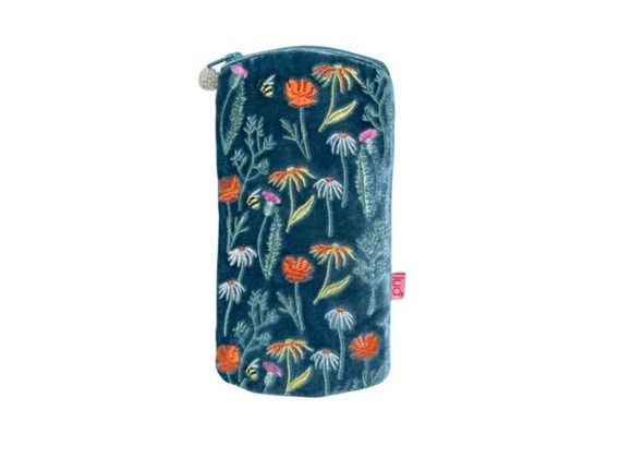 British wildflower meadow Glasses Pouch by Lua