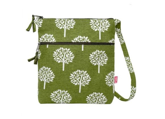 Olive Tree printed Small Cross Body Bag by Lua