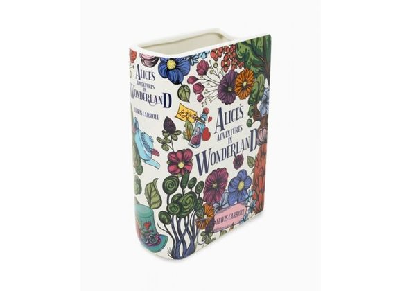 Alice in Wonderland, Book style Vase by Steel Mill & Co