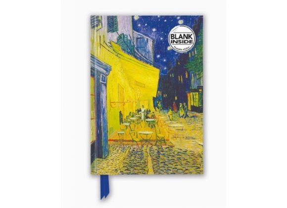Café Terrace - Large Foiled Notebook with Blank Pages