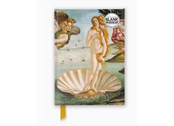 Sandro Botticelli: the Birth of Venus - Large Foiled Notebook with Blank Pages
