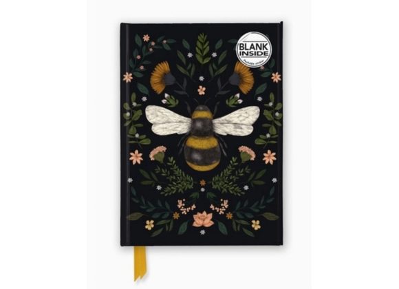 Jade Mosinski: Bee - Large Foiled Notebook with Blank Pages