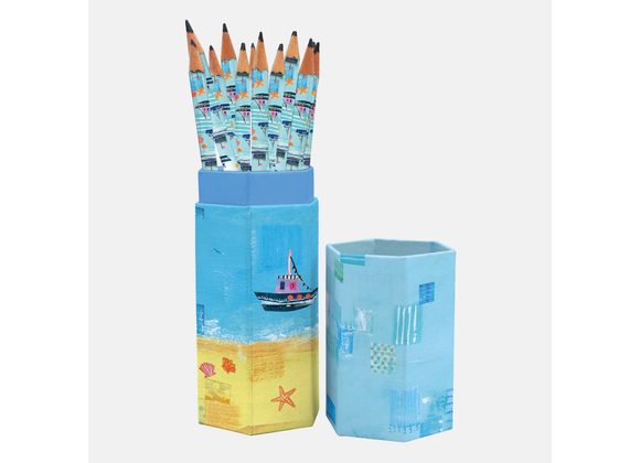 Sea Breeze Pencil Set by The Gifted Stationery Co 