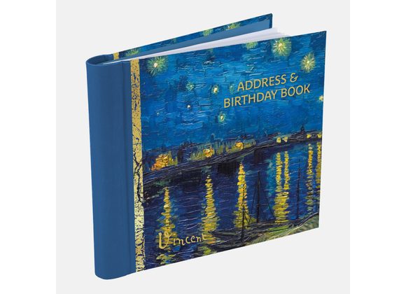 Van Gogh – Starry Night Address & Birthday Book by The Gifted Stationery Co