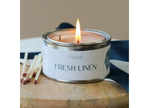 Fresh Linen Pintail Scented Candle