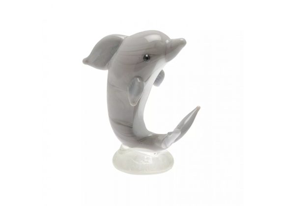 Dolphin Objets D'art Glass Figurine