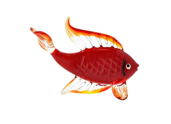 Red Fish - Objets d'Art Miniature Glass Ornament