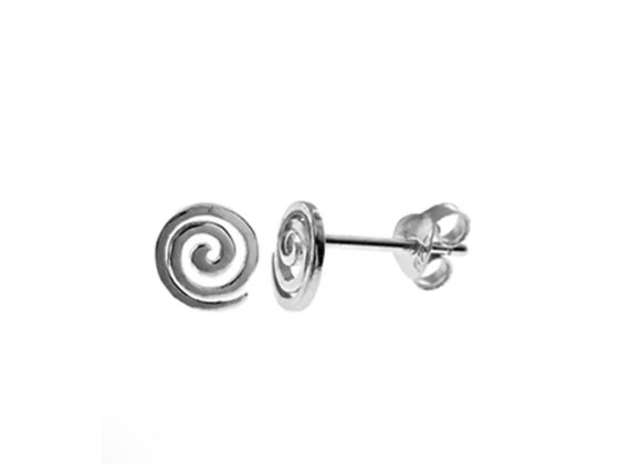 925 Spiral Stud Earrings