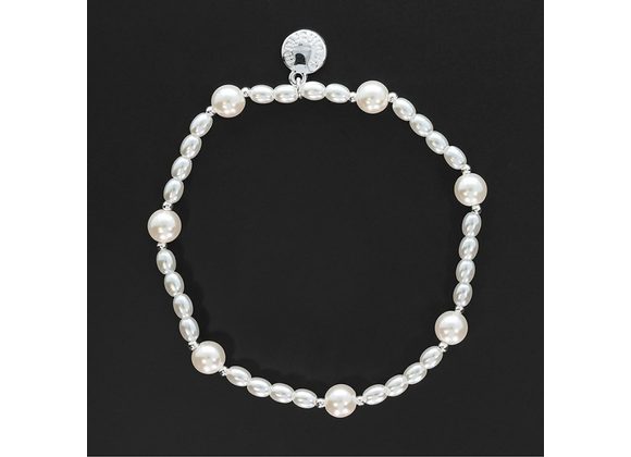 Faux Pearl Bracelet by Equilibrium