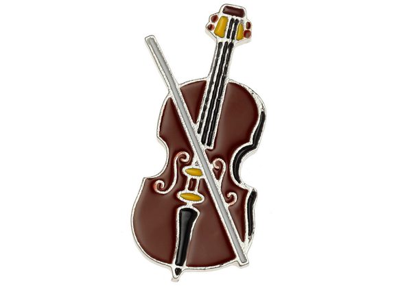 Cello Pin Badge