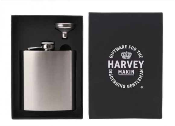 6oz Matt Stainless Steel Hip Flask