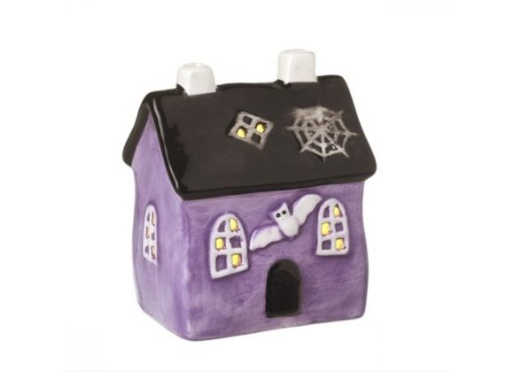 Light-up Purple Haunted House