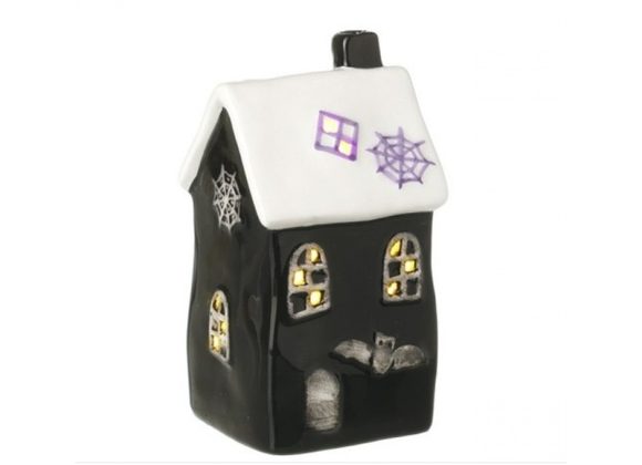 Light-up Black Haunted House