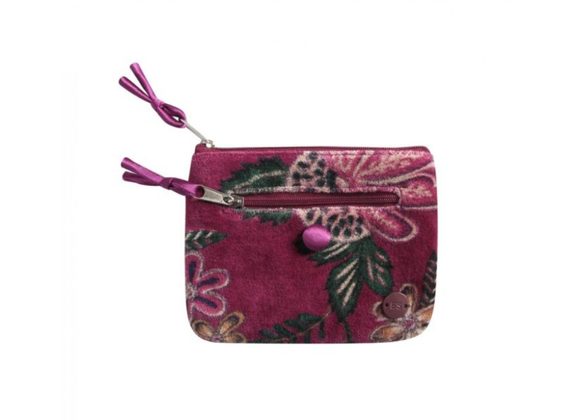Plum Botanical Velvet Emily Purse by Earth Squared