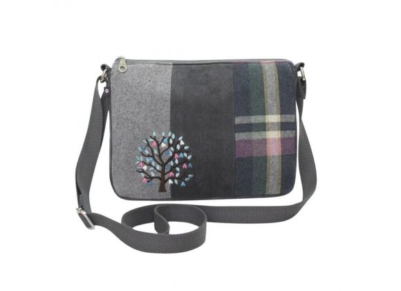 Mulberry Tree Applique Messenger Bag by Earth Squared