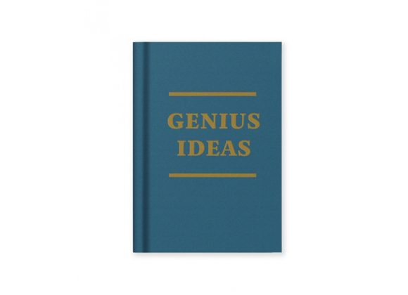 Genius Ideas, A7 Fabric Hardback Notebook