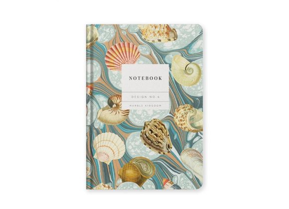 Marble Shells A5 Hardback Notebook