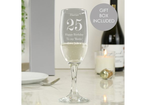 Personalised Birthday Big Age Flute