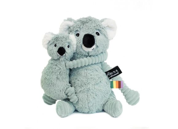 Kayla the Koala Mum & Baby Mint by Les Ptipotos 