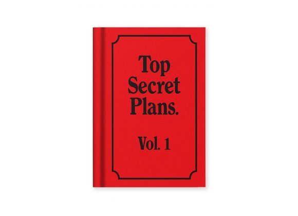 Top Secret Plans. Vol.1, A7 Fabric Hardback Notebook