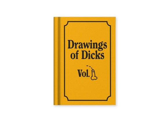 Drawings of Dicks. Vol.1, A7 Fabric Hardback Notebook