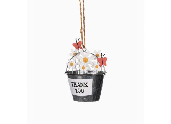  Thank You flowers in bucket Decoration