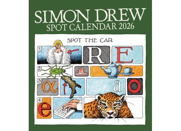 Simon Drew Easel Calendar 2026