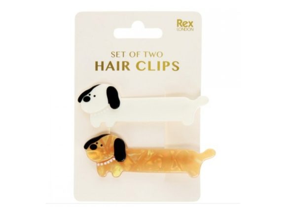 Sausage Dog Hair Clips (Pk 2)