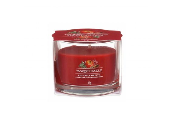Red Apple Wreath Filled Votive by Yankee Candle