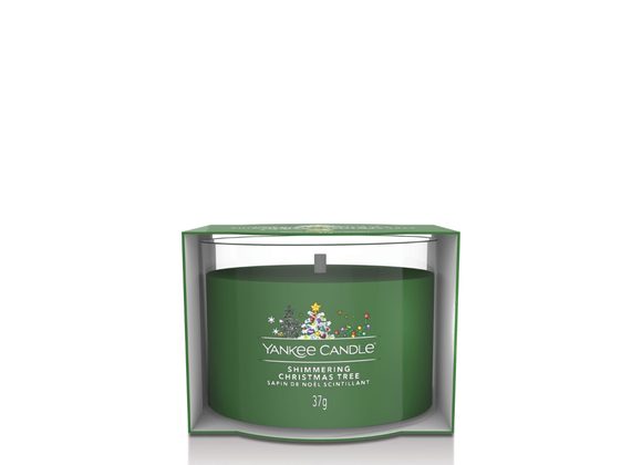 Shimmering Christmas Tree Filled Votive by Yankee Candle