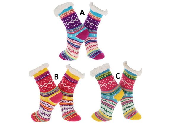 Ladies Nordic Stripe Nuzzles 
