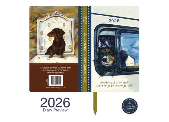  2026 Scruffy Mutts’ Dog Diary by The Little Dog Laughed