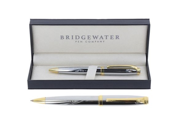 Bridgewater Chester Chrome & Gold Plated BALL PEN