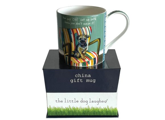 Border Terrier Mug by The Little Dog Laughed 