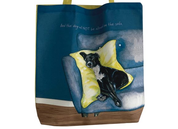 Not Sofa Packable Tote Bag by The Little Dog Laughed