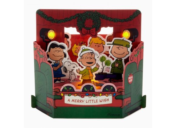  Peanuts™ Light & Sound 3D PopUp Christmas Card 