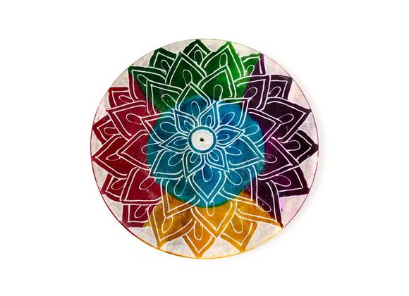 Soapstone Chakra Carved Lotus Incense stick Burner holder